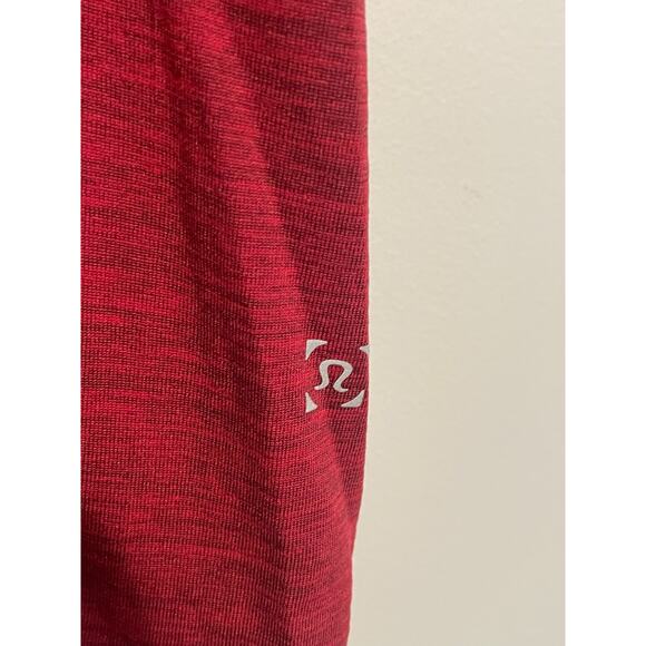 Lululemon Polo Shirt Heathered Red Metal Vent Tech Get Outside/Sweaty Men’s M - Picture 3 of 7